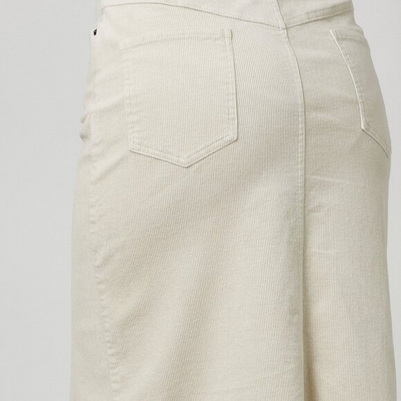 Beige Corduroy Maxi Skirt - NWT - Picture 3 of 5